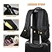 Fintie Anti-theft Travel Laptop Backpack, 15.6 Inch TSA-Friendly Water Resistant Daypack Rucksack with RFID Protection and USB Charging Port for Men Business Outdoor, Black