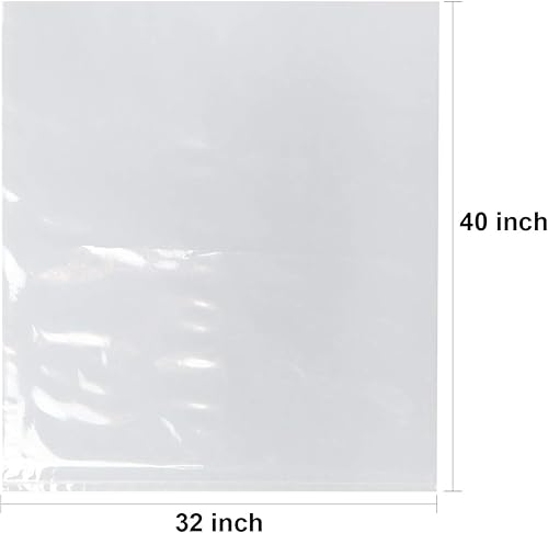 Miniatura 2 de LazyMe Bolsas retráctiles de celofán para cesta de Pascua de 32 x 40 pulgadas, bolsas retráctiles grandes, transparentes, paquete de 10