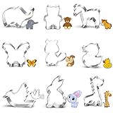 【Multifunktional & Praktisch】 Ideale Ausstecher für Fondant, Tortendekoration, Sugarcraft, Marzipan, die Herstellung von Brot / Mousses Kuchen / Kekse / Schokolade / Gelee / Jello Dessert, auch für Modelliermasse-Spaß und Weihnachtsdekoration.