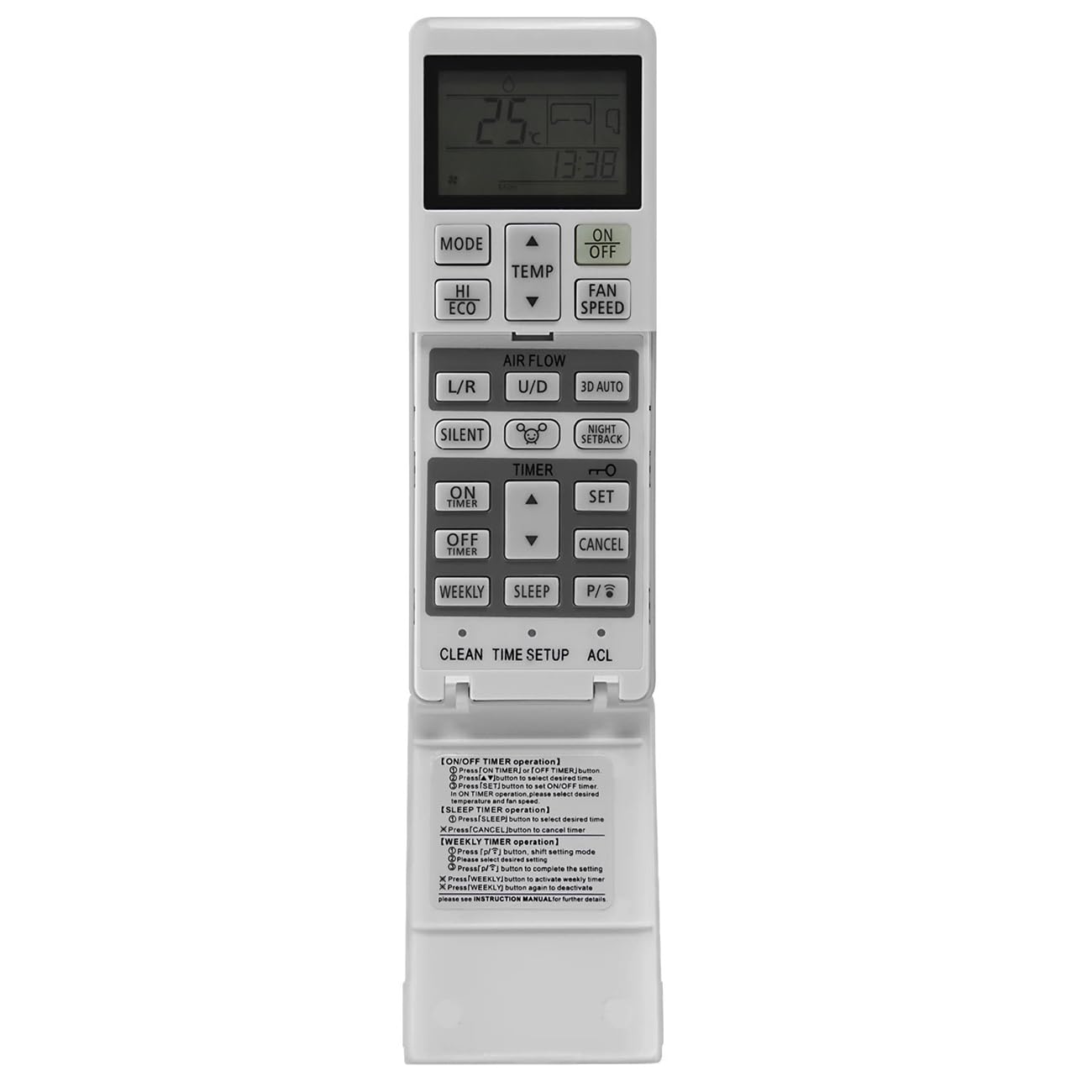 Télécommande de rechange pour climatiseur Mitsubishi RLA502A700B Télécommande de rechange pour climatiseur Mitsubishi RLA502A700B