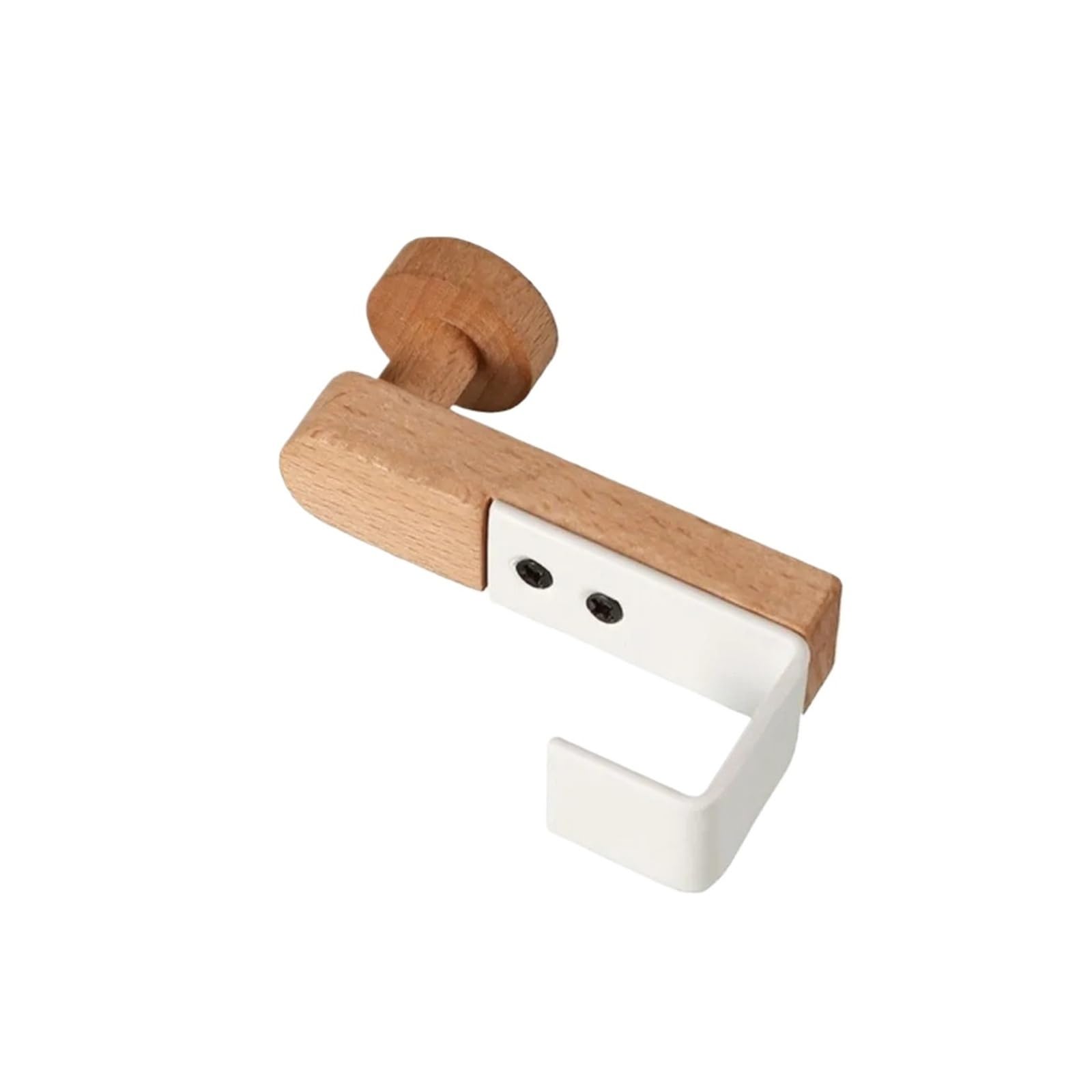 Zguouzantye 1Pcs 1Pc Wooden Metal Over Door Hook