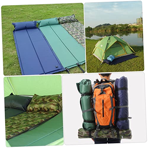 Tapis de couchage gonflable camping compact et ergonomique WOONEKY - 7