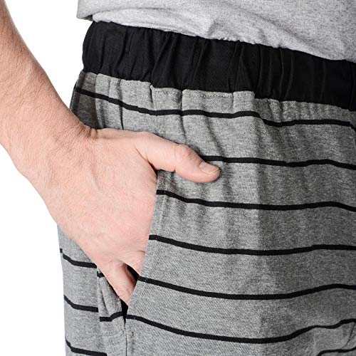 Hanes Men's Big-Tall Knit Sleep Short (Pack of 2)4