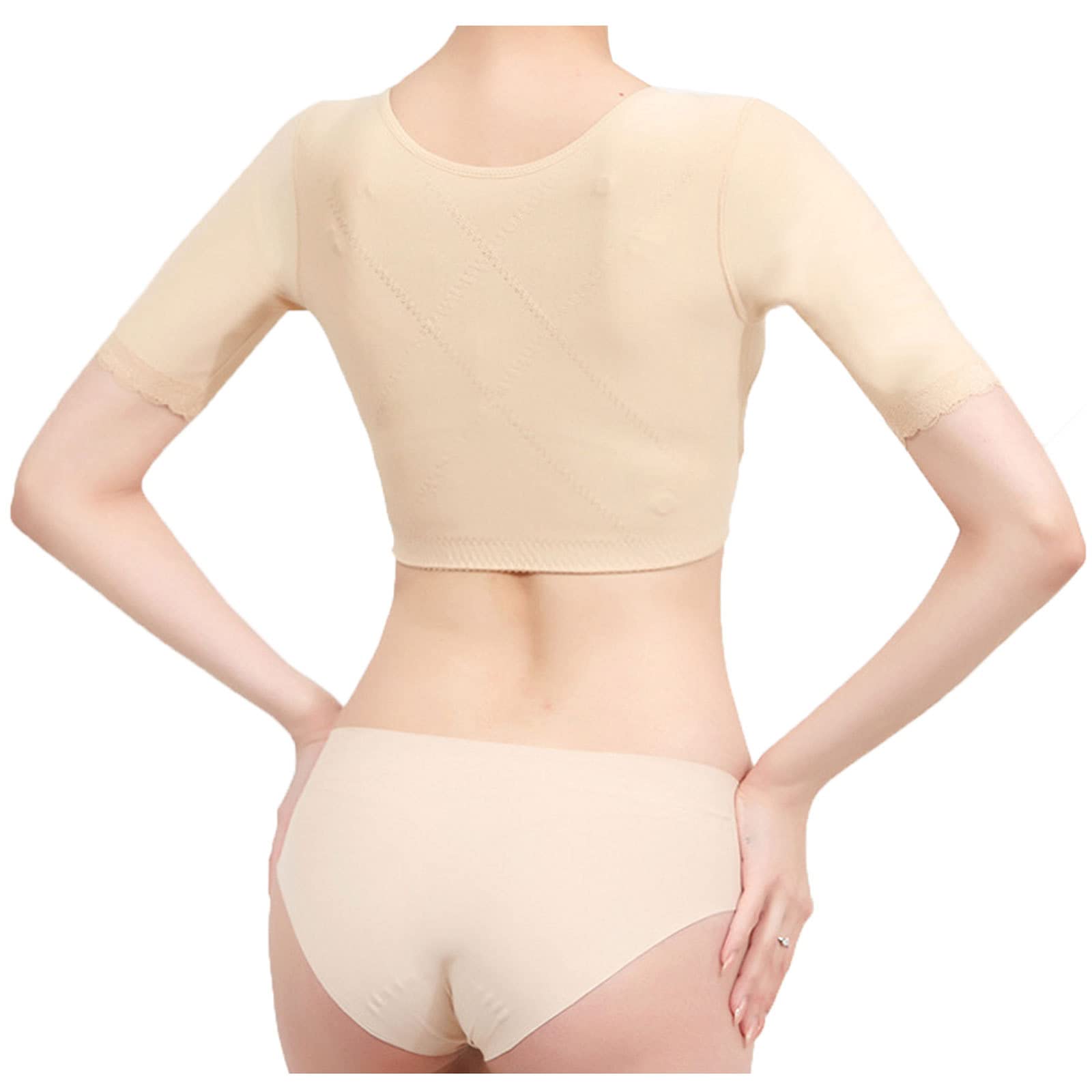 Orthèse dorsale à manches courtes filles t-shirt correction dos beige 3XL