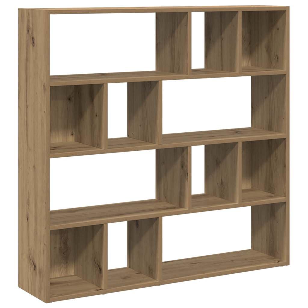 vidaXL Estantería/Divisor de Espacios Roble Artisan 105x24x102 cm, Separador de ambientes, estantería de Almacenamiento, Armario de Oficina