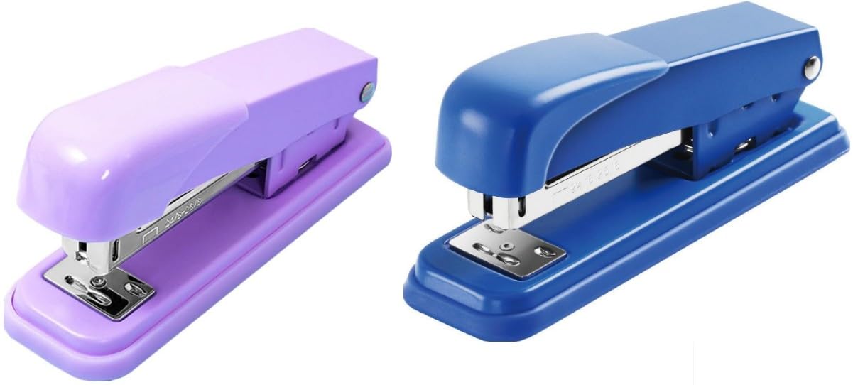 Swingline 747 Classic Desktop Stapler, Sky Blue, 30 Sheet Capacity, Heavy Duty, Opens For Tacking