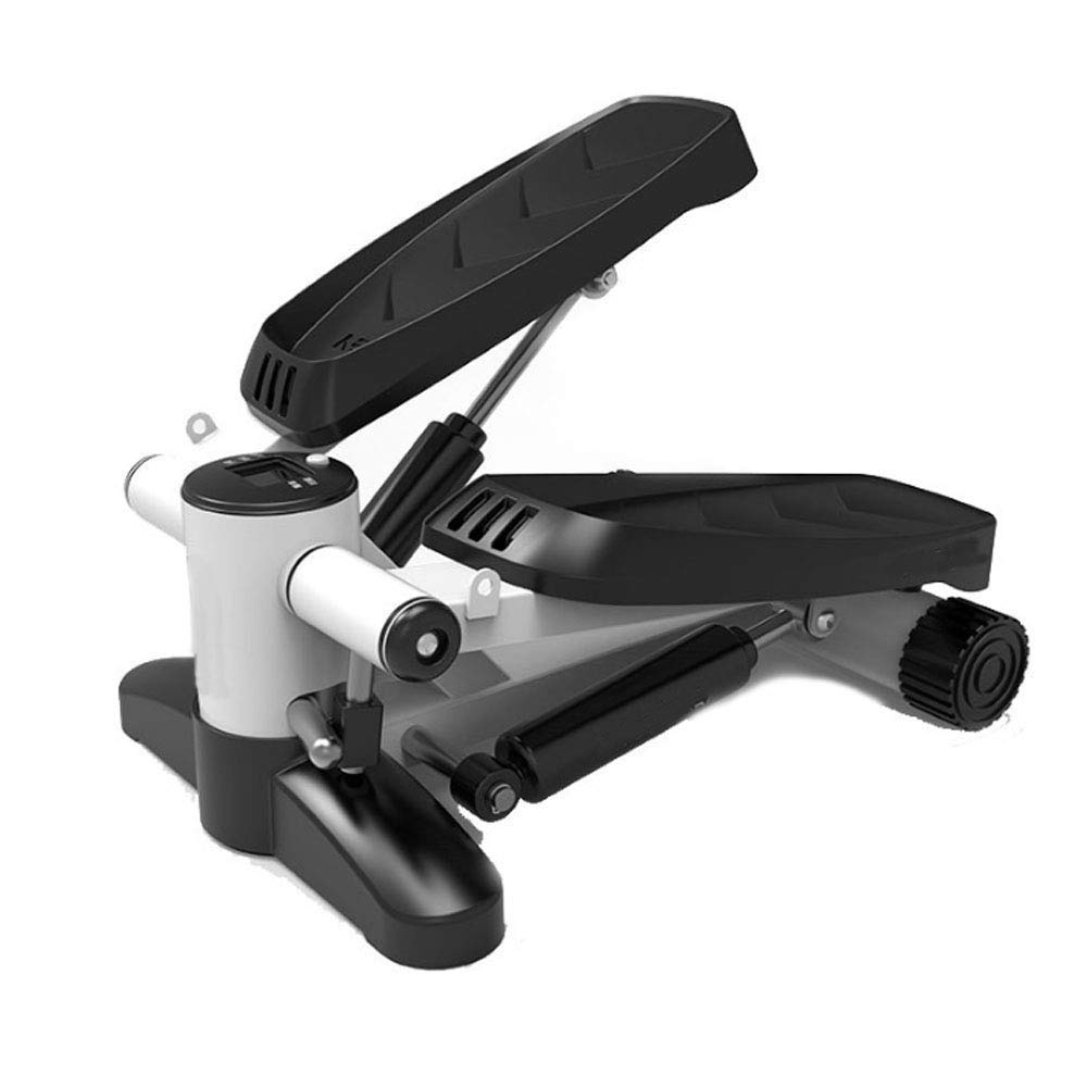 SaryEdge Mini Stepper Stair Stepper Portable Twist Stair Stepper Exercise Machine with Resistance Bands Durable LCD Display and Comfortable Foot Pedals 43 * 21 * 33cm,