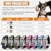 Taktisches Halsband Hund mit Griff, Hundehalsband Breit Gepolstert mit Metallschnalle, Verstellbar Nylon Dog Collar für Mittlere Große Hunde (Rot, L)