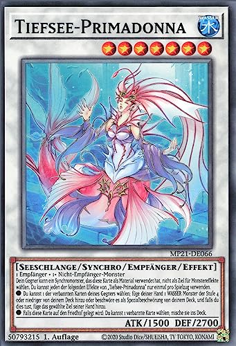 Tiefsee-Primadonna MP21-DE066 Common Deutsch Boosterfrisch 1. Auflage - 2021 Tin of Ancient Battles - mit ReCollectibles-Versandschutz - für Yu-Gi-Oh!