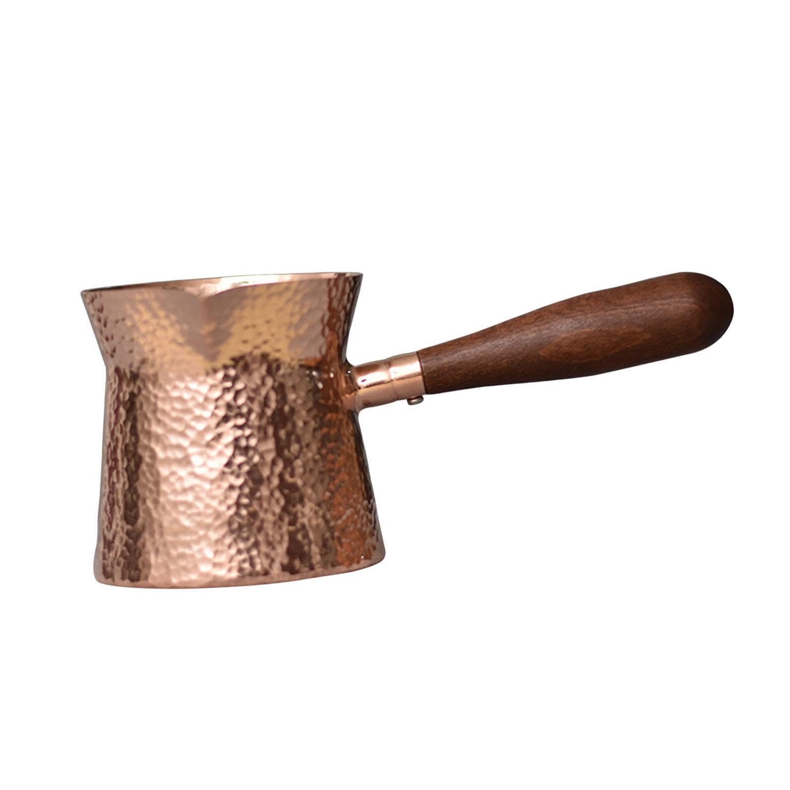 Juego de sartenes de Cobre para cafetera Griega. El Mejor Kit