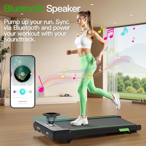 Image of Akluer Walking Pad with 12% Auto Incline, Under Desk Treadmills for Home