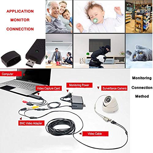 OQS USB 2.0 Audio/Video Konverter, Capture de Carte USB Le Capteur Vidéo Convertit Hi8 VHS, VHS Digitalisieren und Video… – Bild 6