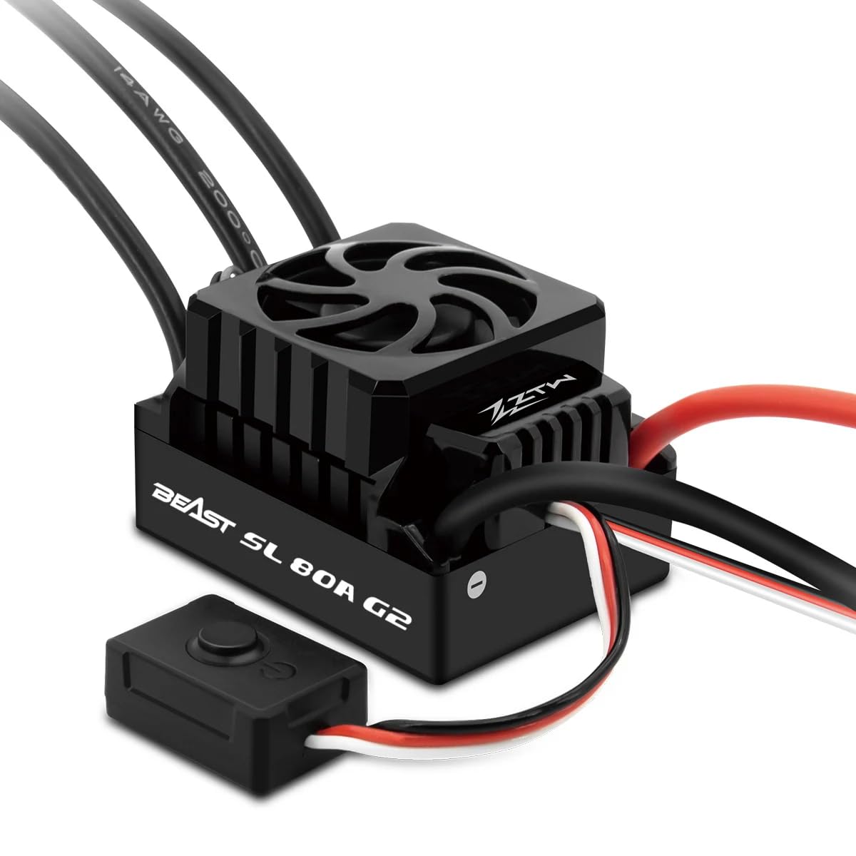 Photo 1 of ZTW Beast G2 SL 80A ESC 2-3S Sensorless Brushless Speed Controller 6V/3A SBEC for 1/10 RC Car RTR Truck Buggy Truggy