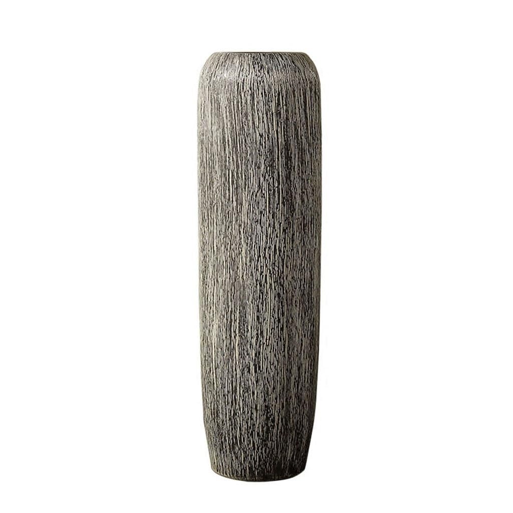 Wazon ceramiczny wazon podłogi duży dekoracja salon suszony wazon kwiatowy retro dom domowy sypialnia badanie dekoracji ozdoby dekoracyjne wazon (rozmiar: a)