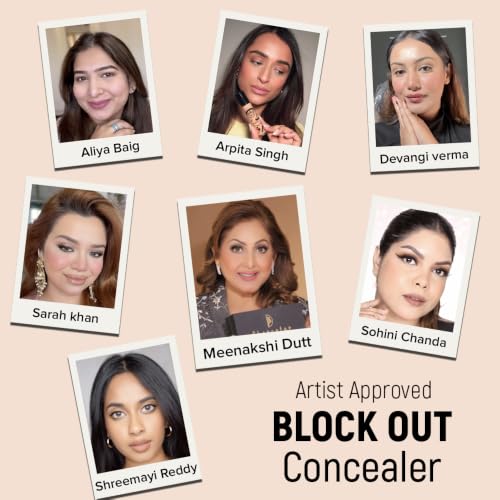 Image of Character Block Out Concealer - 24H Waterproof Full Coverage | Matte Finish, Lightweight & Blendable Formula | Covers Dark Circles, Spots, Blemishes | For All Skin Types (Swan - 002)