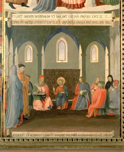 Impression Fra Angelico Le Christ parmi les docteurs toile moderne 60x90