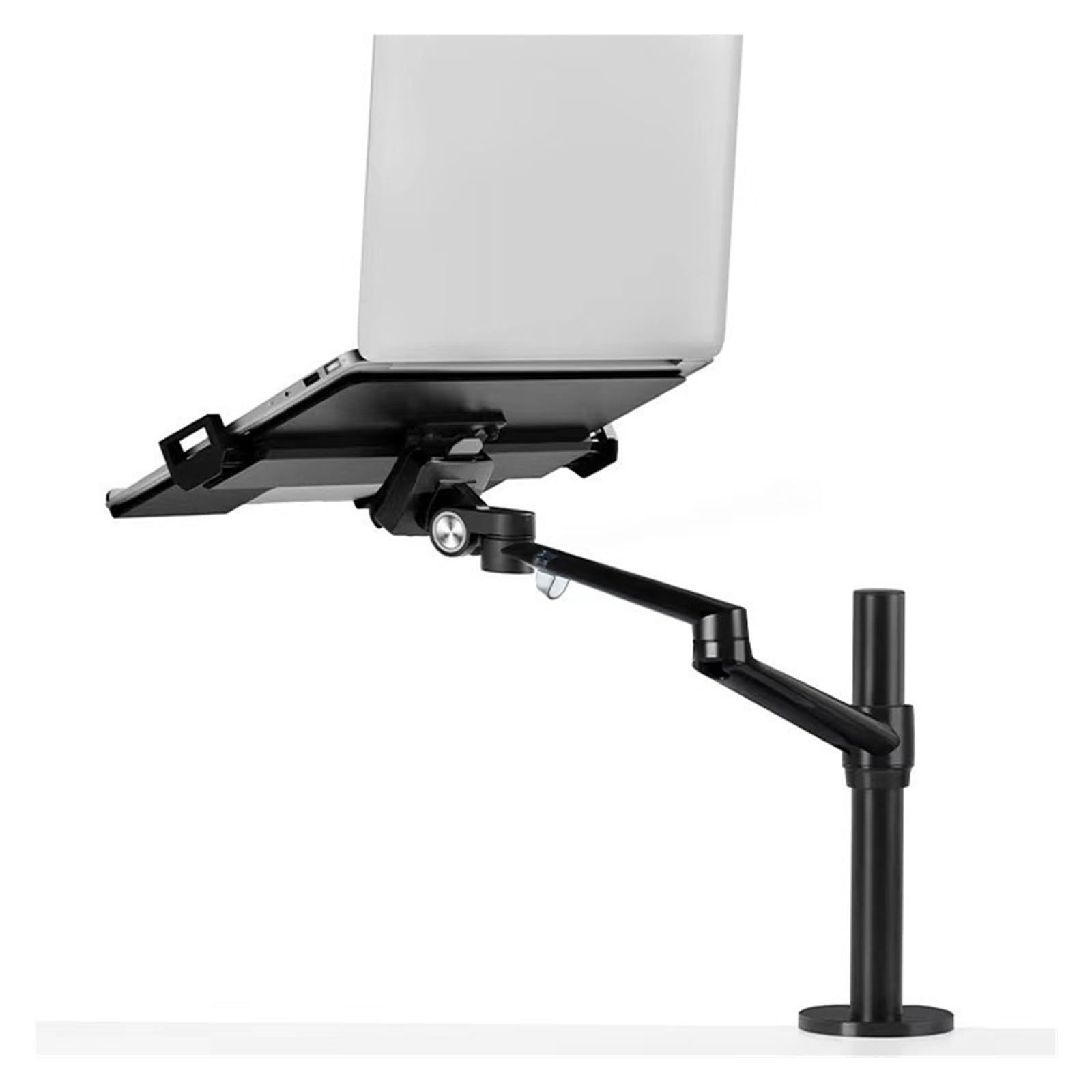 Supporto per Laptop OL-1S, Supporto per Monitor LCD, Supporto per scrivania Girevole e sollevabile, Nero，Black