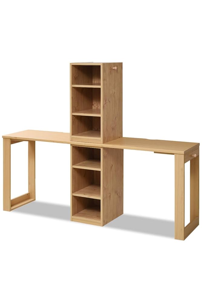 Amazon.co.jp: JKプラン ツインデスク 学習机 シンプル 幅 180