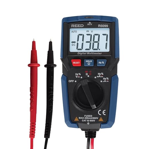 REED Instruments R5099 Compact Multimeter with NCV