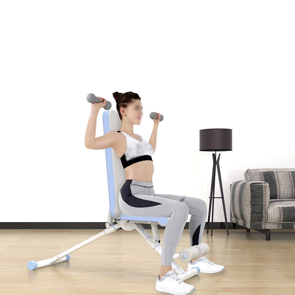 Mała ławka do hantli, składana wielofunkcyjna ławka do hantli nachylenia/opadania, regulowana, profesjonalny sprzęt fitness, ławka do ćwiczeń, hantle fitness