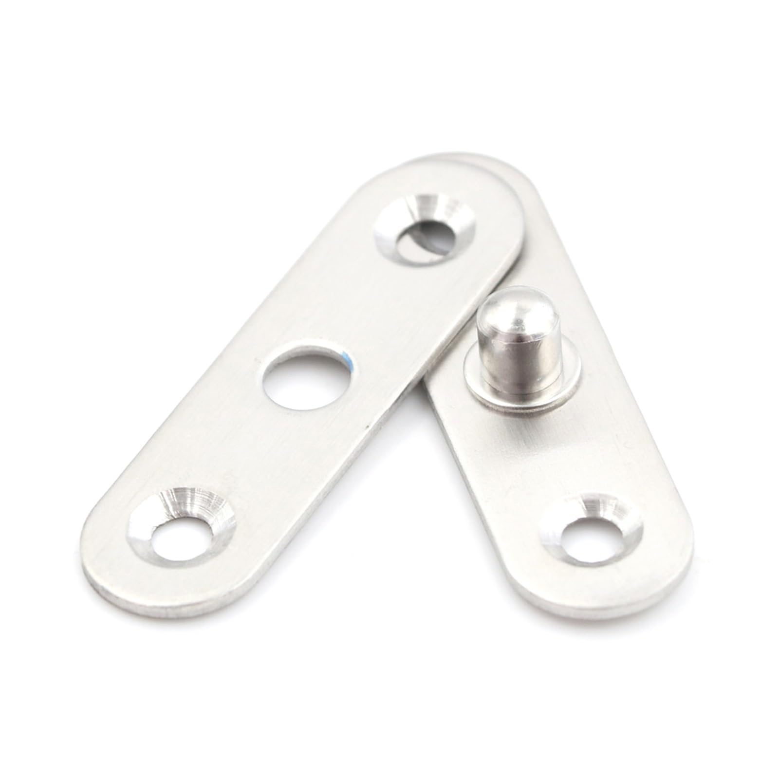 Aunangljscs One Color 2 Pcs 56Mm L Hardware Stainless Steel 360 Degree Rotating Door Pivot Hinge Tone Rotar