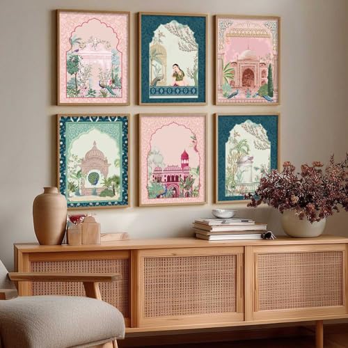 Image of kotart - Pichwai wall Art Paintings with Frame for Home Decoration - Painting for Living Room Bedroom Office Wall hanging frames - (19X25 INCH, F)