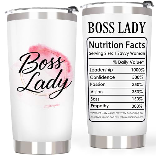 QTDS Boss Lady Nutrition Facts Tumbler