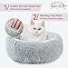 Vanansa Medium Cat Bed Dog Bed for Indoor Cats and Puppys, Machine...