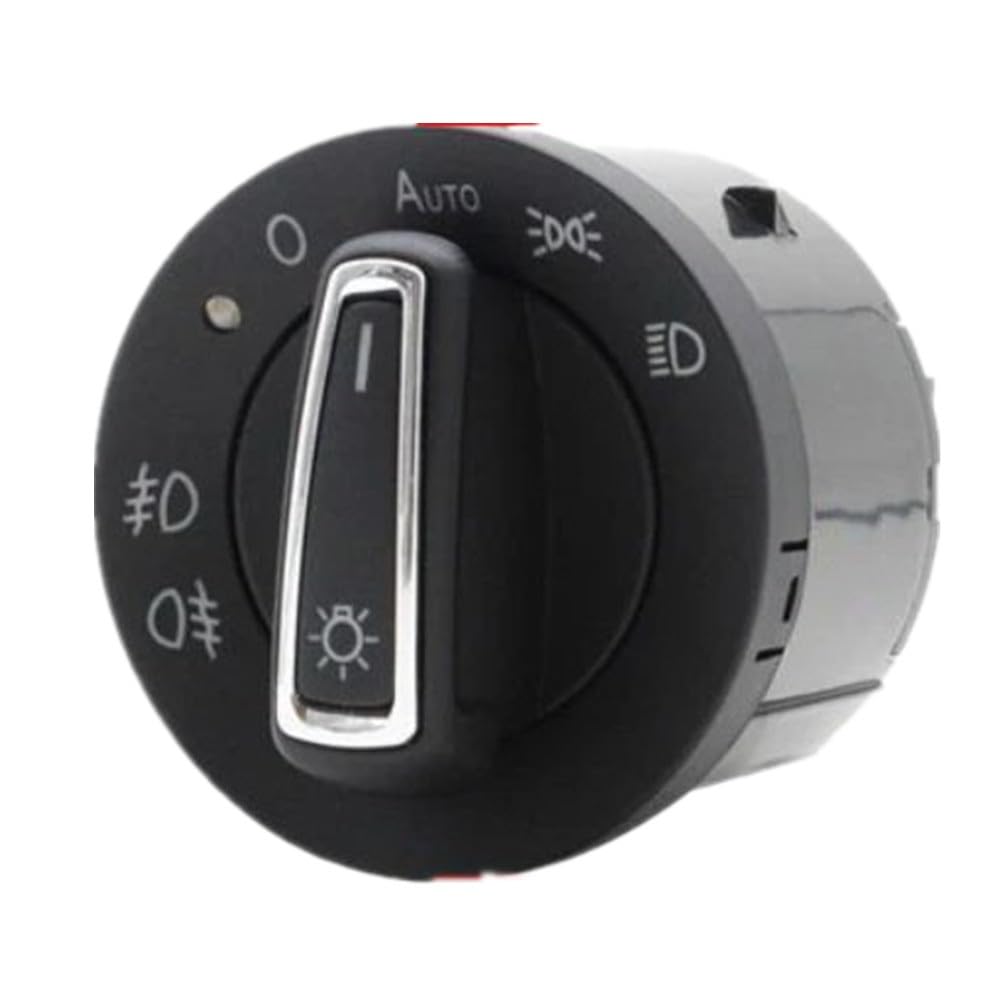 Mando De Faros Delanteros Compatible con VW Touareg 7L Mk1 2003 2004 2005 2006 2007 2008 2009 2010. Interruptor Automático De Faros Delanteros. Accesorios para Control De Luces.