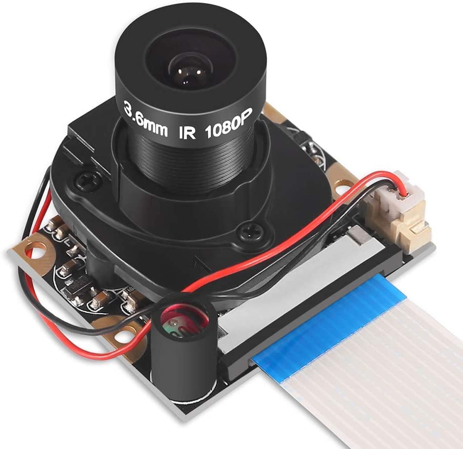 REES52 Raspberry Pi 4 B 3 B+ Camera Module Automatic IR-Cut Switching Day/Night Vision Video Module Adjustable Focus 5MP OV5647 Sensor 1080p HD Webcam for Raspberry Pi 2/3 Model B Model A A+-image-45