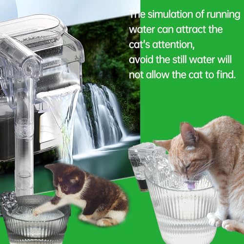Bebedero para gato PAPIEEED 0.9L plástico miniatura 5