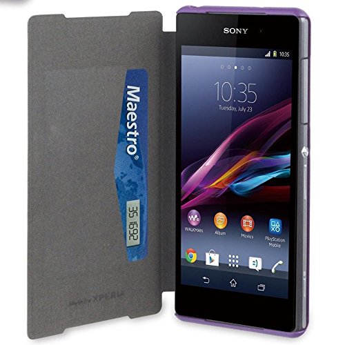 Muvit SESLI0096 Etui Folio slim pour Sony Xperia Z2 Lilas