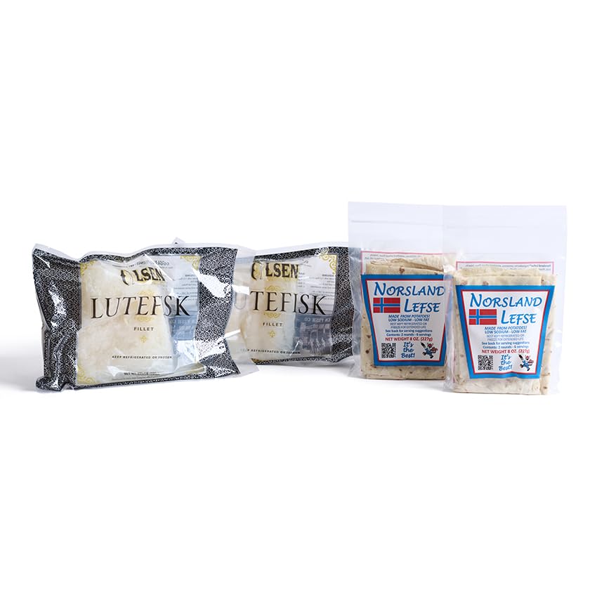 Lutefisk & Lefse Dinner for 4 Gift Pack