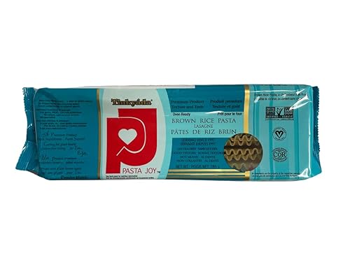 Pasta de arroz integral Tinkyada, lasaña, 10 onzas (paquete de 12)