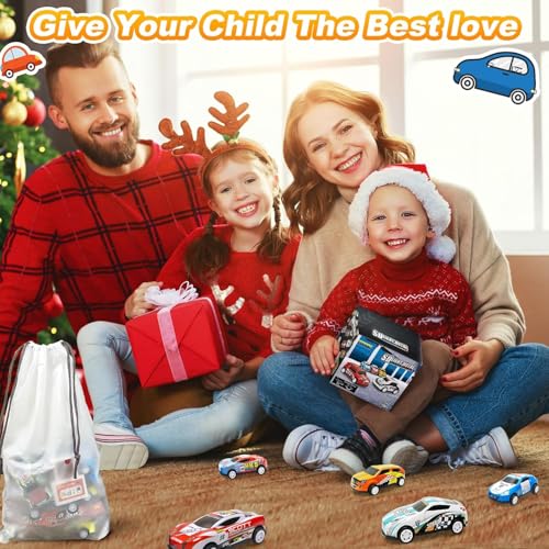 Image of Die-Cast Racing Car Toy for Kids 3+ Year Old 6PCS Pull Back and Go Multicolor Alloy Metal Die Cast Unbreakable Car Vehicles for Boys and Girls Sports Cars Collection Birthday Gift for Children