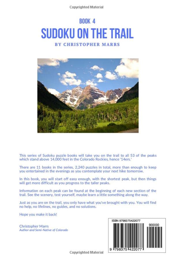 Miniatura 2 de Sudoku on the Trail - Book 4 The Mountain