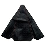 UTMEKUKI Car Gear Lever Dust Cover Gear Lever Shift Handle Head Leather Cover