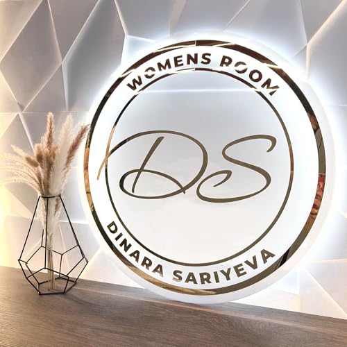 Custom Logo Business Neon Sign, Personalized Backlit Illuminated Sign, Business Metal Acrylic Led Sign, Customized Floating Logo for Company, Restaurants, Offices, Studio Sign