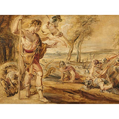 Peter Paul Rubens Cadmus Sowing Dragons Teeth Unframed Wall Art Print Poster Home Decor Premium