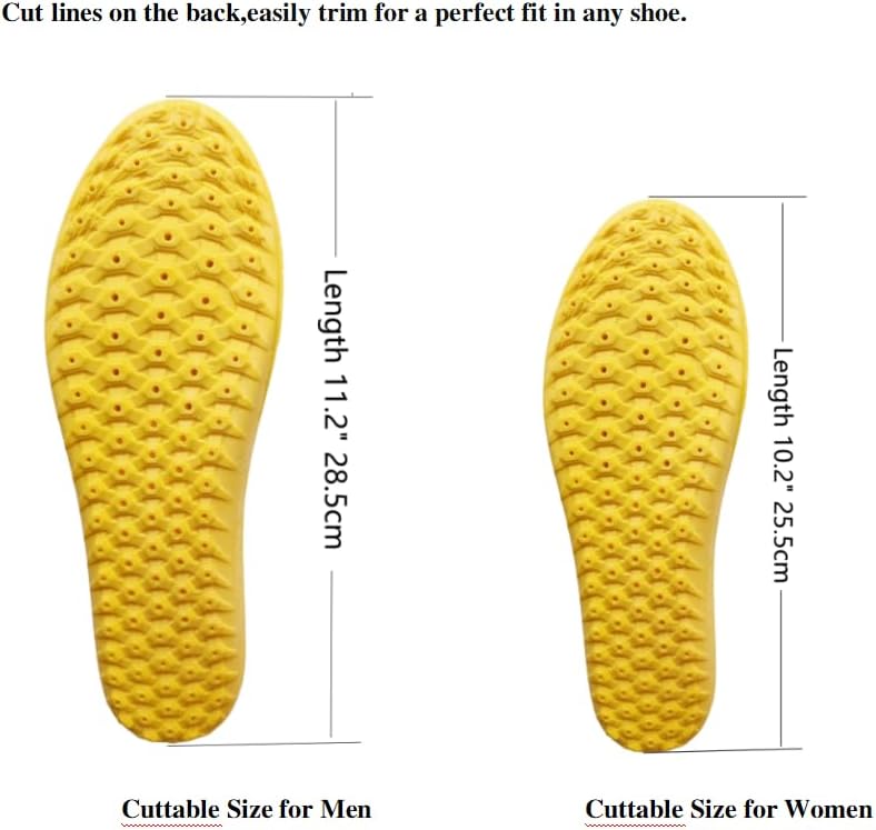 Wool Cloud Insoles for Women Men Replacement Cozy Insoles Warm Arch Support Thermal Insoles Fleece Sport Insoles for Shoes Boots Sneakers (Women 6-10(10.2",25.5cm)) - Image 6