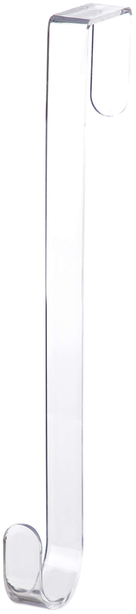 Clear Plastic Door Wreath Hanger, 12 inch