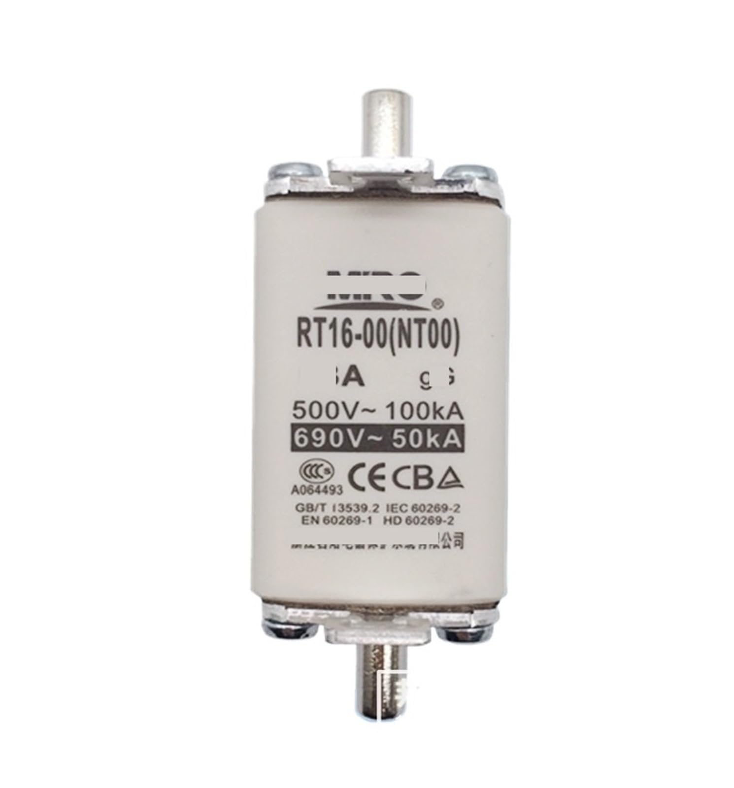 Fusible NT00 RT16-00 de 50A o 80A para evitar cortes de luz