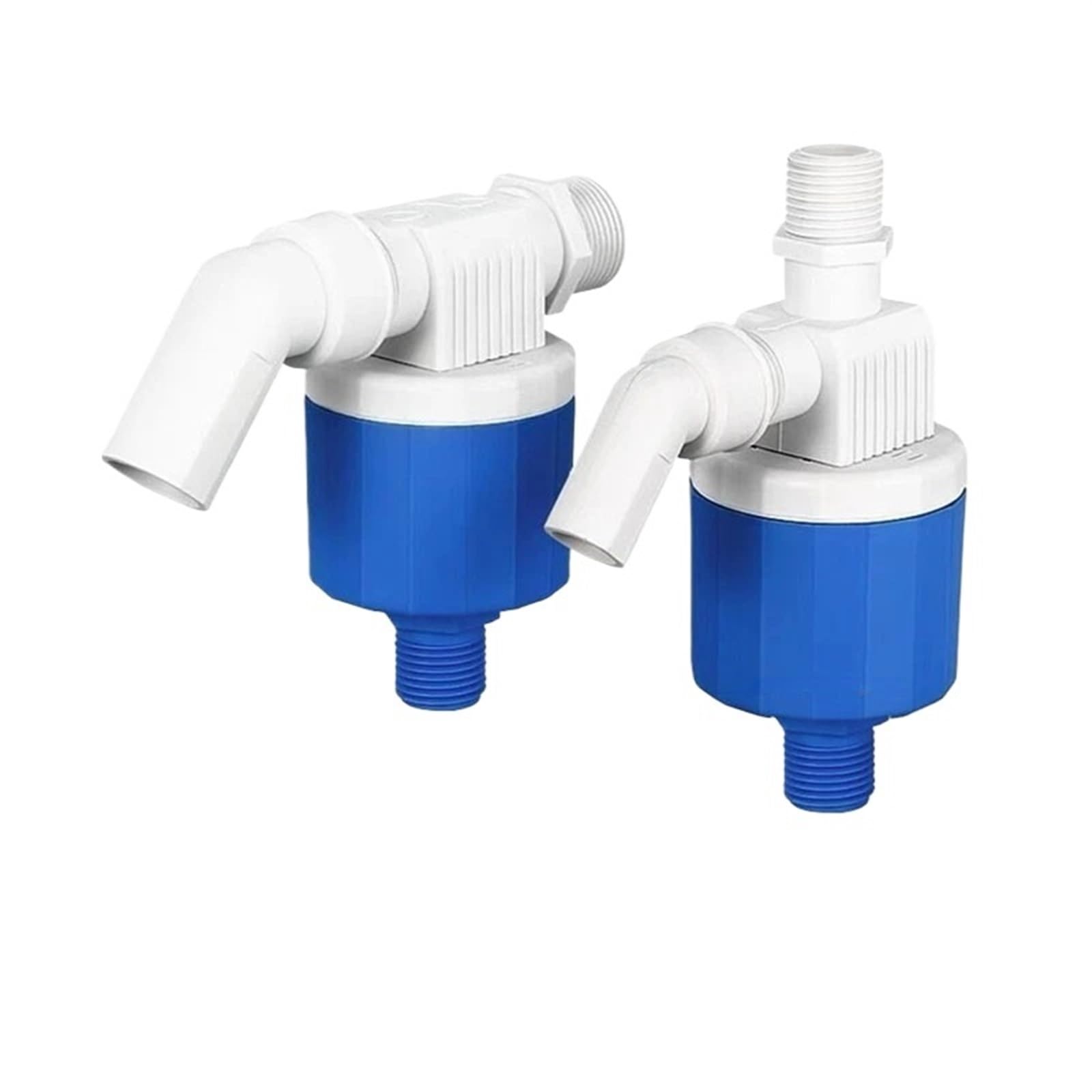 Válvula de flotador de válvula de agua inteligente de 1/2 pulgadas, 3/4 ", 1", for tanque de agua, válvula de bola flotante de rosca macho, Flotadores, válvula Exterior Vertical (Size : 1/2", Color