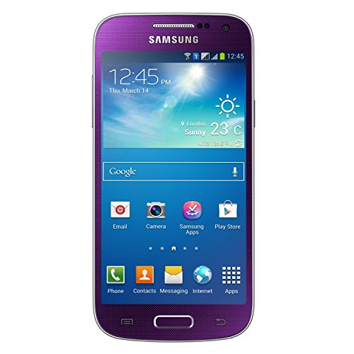 Samsung Galaxy S4 Mini GT-i9192 Purple Factory Unlocked Dual Sim Android Phone