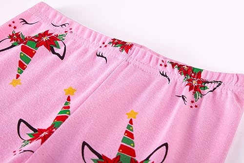 Image of KikizYe Girls Pajamas Set Kids Long Sleeve PJs Cotton Jammies