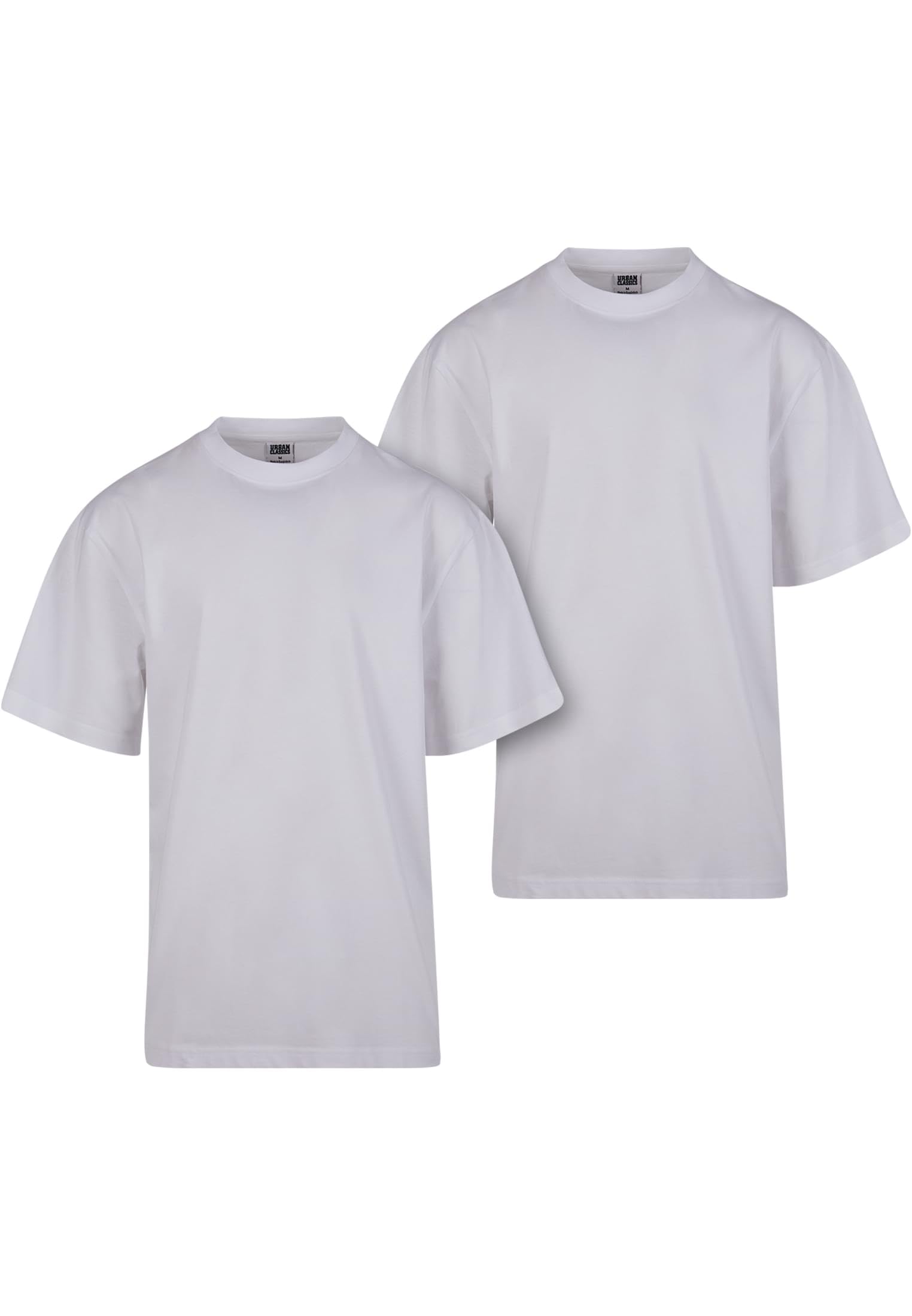 Urban Classics Men's T-Shirt, White + White, 3XL