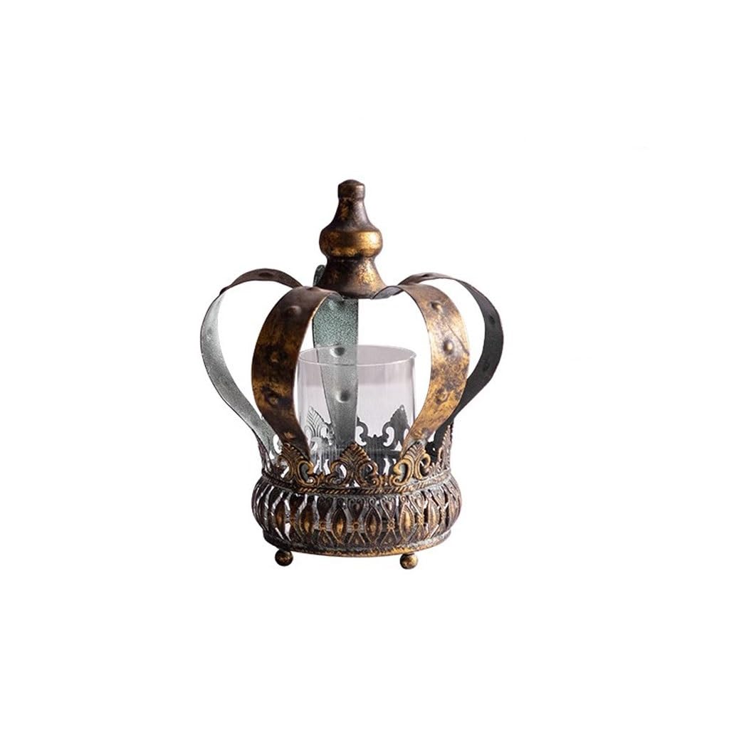 Candlesticks Holders Old Iron Candlestick Ornaments Home Dining Table Craft Decorations Candle Holders for Candlesticks