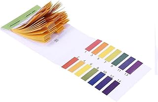 SXRC PH Test Strips, PH.1-14 Test Paper Extensive Test Paper, Litmus Test Paper 80 Strips pH Test Strips, for Saliva,Urine,Water, Pond, Diet pH Monitoring