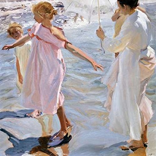 Time for a Bathe Valencia Poster Print by Joaquin Sorolla y Bastida (24 x 24)