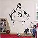 Autocollant Design Nba Sticker Mural Vinyle Décor À La Maison Joueur De Basket-Ball Stickers Sport Star Pour Chambre D'Enfants Décoration Murale 58 X 63 Cm